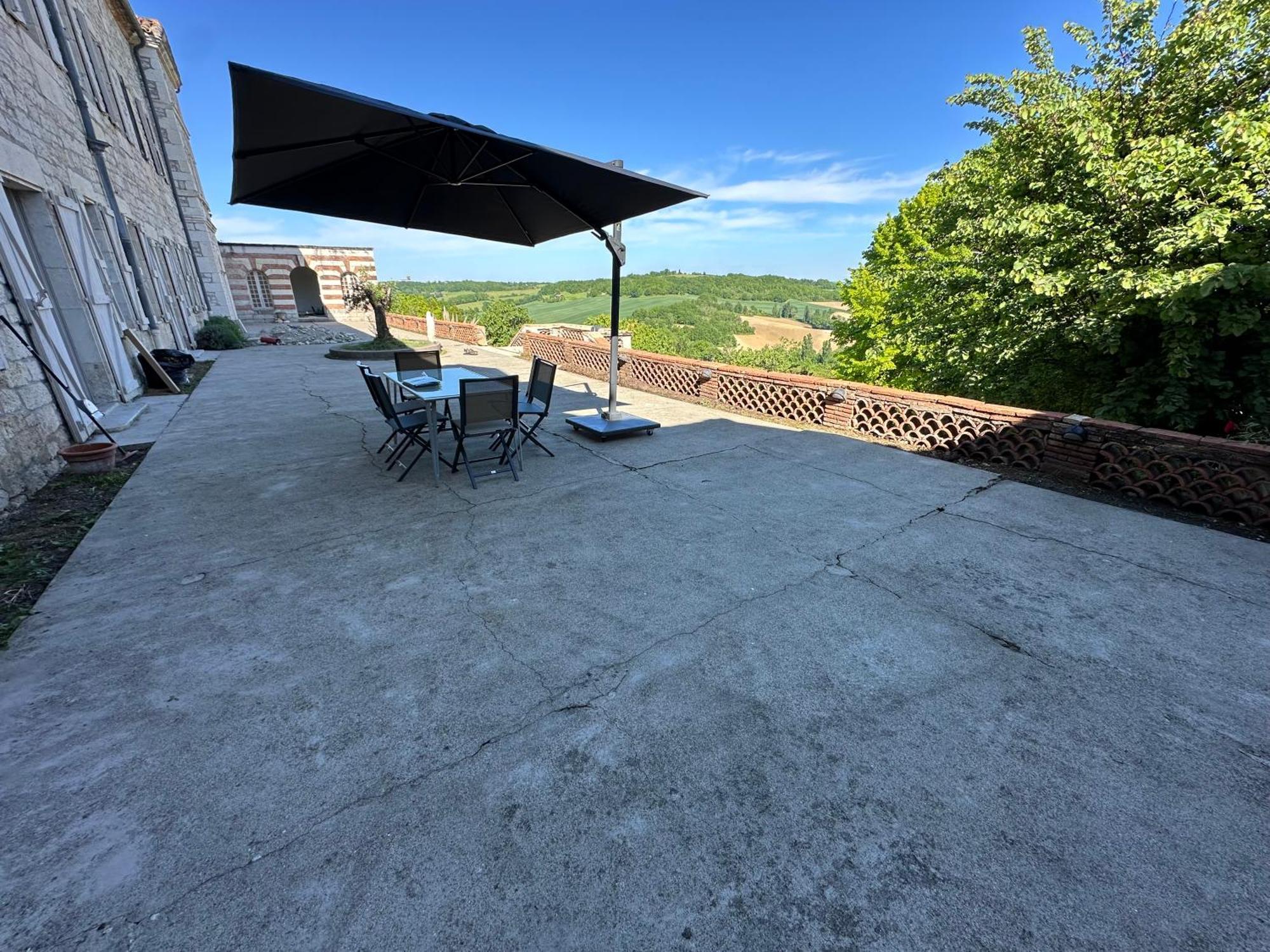 Les Trois Terrasses Bed & Breakfast Montpezat-de-Quercy ภายนอก รูปภาพ